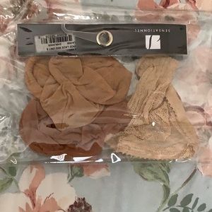Head cover for wigs 3 pieces beige. 💋🎄